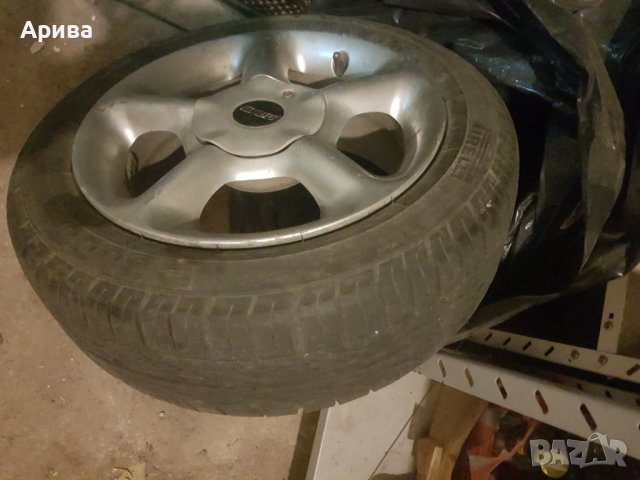 Алуминиева джанта с гума на Fiat Coupe, снимка 4 - Гуми и джанти - 42754811