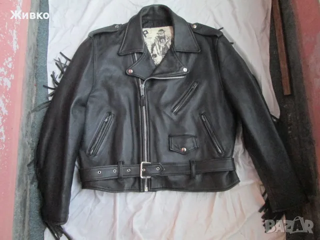 Sip Paris рокерско кожено яке от естествена кожа.