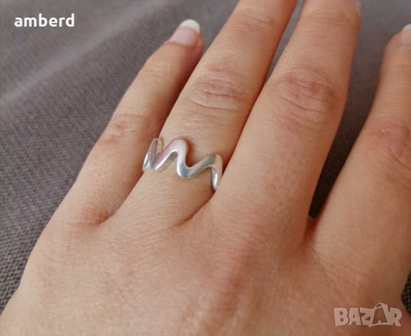 Уникален сребърен пръстен 