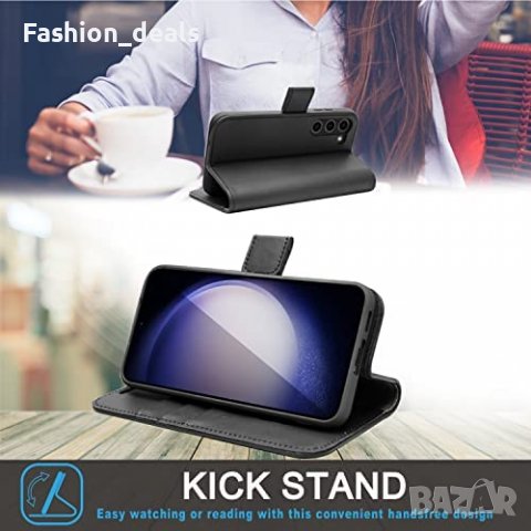 Нов флип кожен калъф кейс за телефон Samsung S23 Plus Защита Самсунг, снимка 5 - Калъфи, кейсове - 40167366