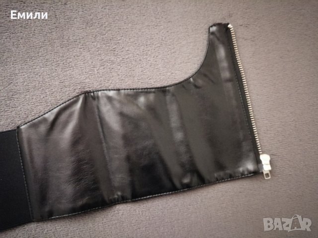 Кожен корсет колан под бюста с цип р-р M, L, снимка 10 - Корсети, бюстиета, топове - 38901980