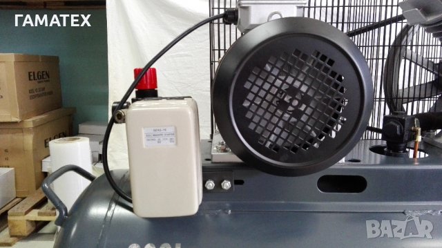 200 л. Бутален трифазен компресор с ремъчно задвижване, 51019, снимка 9 - Други машини и части - 31158172