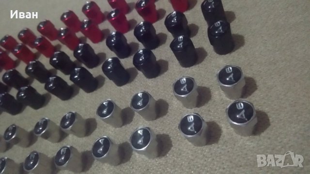 Качественни капачки за вентили винтили с емблеми Ауди Audi TT A3 A4 A6 Q3 Q7 Ferrari Lamborgini, снимка 14 - Аксесоари и консумативи - 29813812