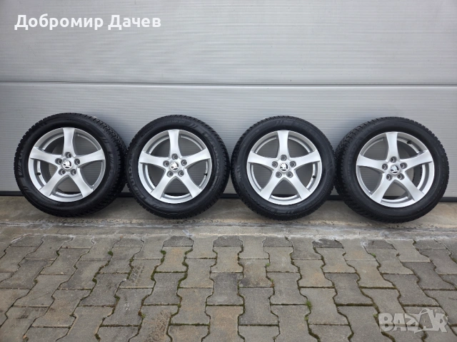 4 бр. джанти с чисто нови зимни гуми Fulda Kristall Control HP 2 205/55 R 16