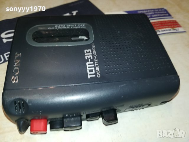 SONY TCM-313 ВНОС FRANCE 0409231130, снимка 8 - Радиокасетофони, транзистори - 42073102