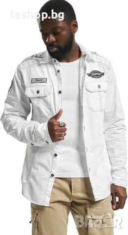 Мъжка риза с дълъг ръкав Brandit Luis Vintage размер XXL