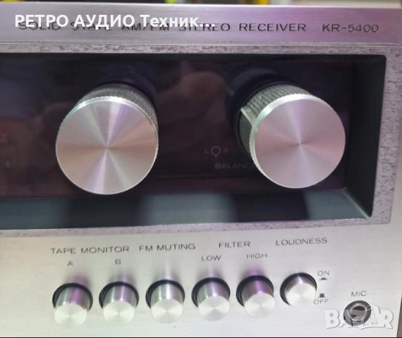 Винтидж ресийвър Kenwood mod. KR-5400 , снимка 5 - Ресийвъри, усилватели, смесителни пултове - 52181841