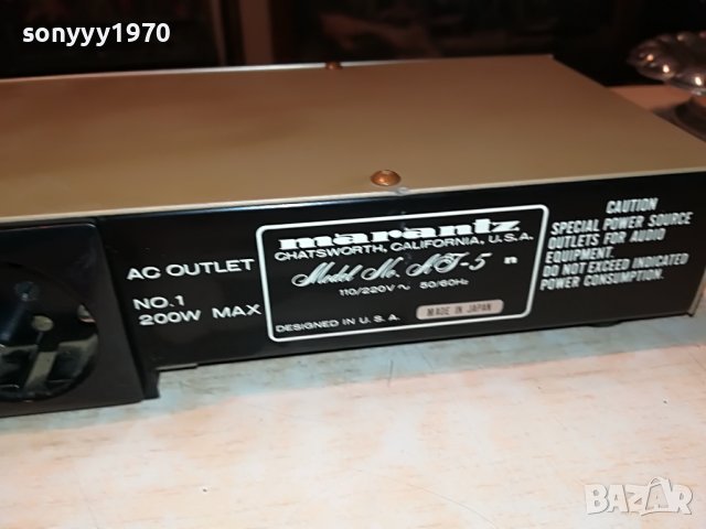 поръчан-marantz aj-5 made in japan-audio taimer-внос swiss 1012221956, снимка 17 - Ресийвъри, усилватели, смесителни пултове - 38968210