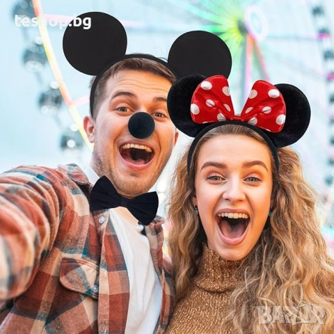 Костюм аксесоари на Мини и Мики маус 2 броя комплект, снимка 4 - Костюми - 53926163