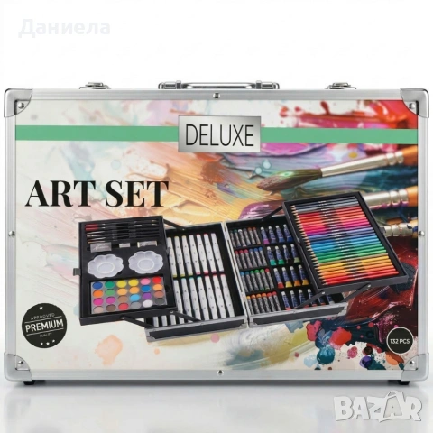 Арт куфар за деца – 132 части цветно вдъхновение, снимка 5 - Други - 53901688