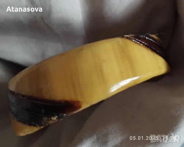Продавам гривна от слонова кост., снимка 2 - Гривни - 48558208