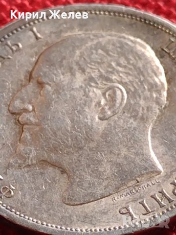 СРЕБЪРНА МОНЕТА 1 лев 1913г. ФЕРДИНАНД първи Цар на Българите за КОЛЕКЦИЯ 36529, снимка 10 - Нумизматика и бонистика - 39694305