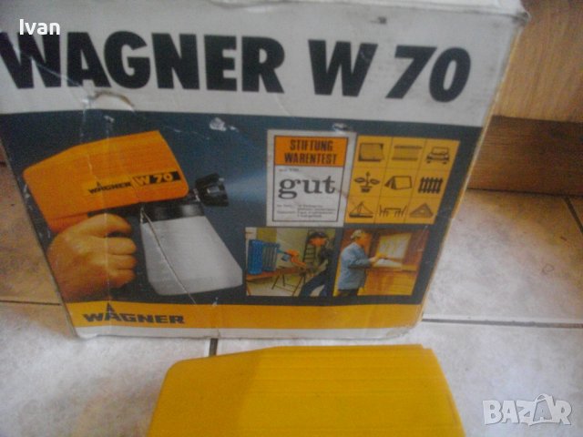 Made in GERMANY-Ел.Пистолет За Боядисване-WAGNER W70/W200-70-60 Вата, снимка 8 - Други инструменти - 37462312