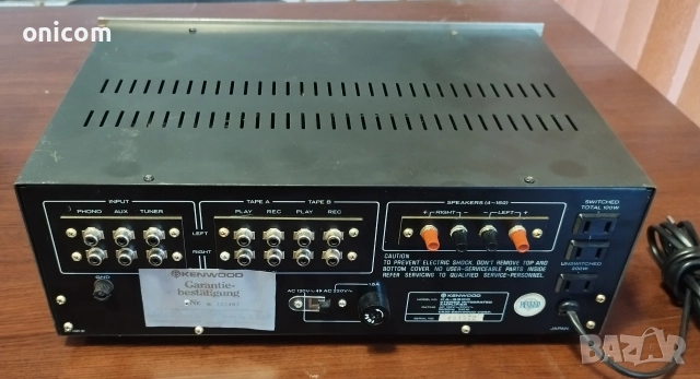 Kenwood KA 3300-усилвател, снимка 3 - Ресийвъри, усилватели, смесителни пултове - 52556938