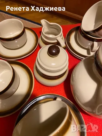Сервиз за чай керамика, снимка 3 - Сервизи - 48564431