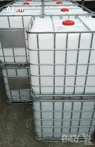 Бидони цистерни съдове за вода 1000литра 1 тон 1т 1000л ibc контейнет, снимка 3 - Напояване - 52332205