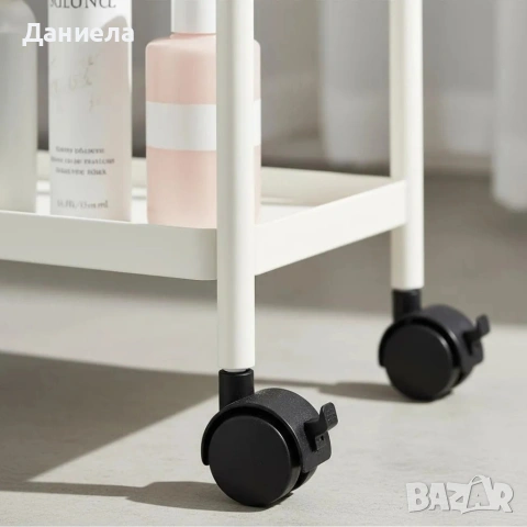 Компактна дизайнерска количка-етажерка за организиране на баня и кухня, снимка 7 - Други стоки за дома - 53256926