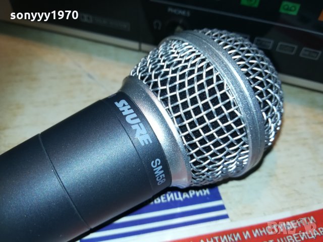 shure sm58 swiss-внос швеицария 0312201757, снимка 6 - Микрофони - 31004695