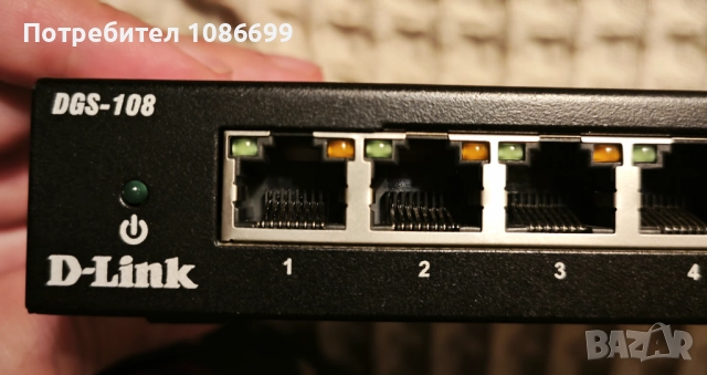 Суич D-Link DGS-108 8-портов, снимка 5 - Суичове - 51546097