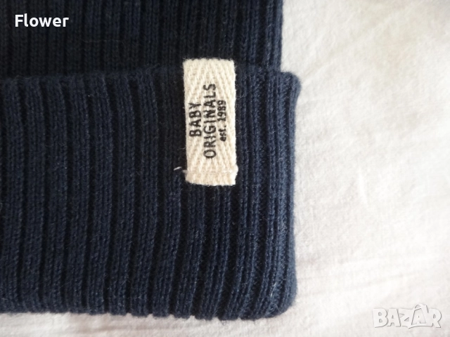 HM Нова бебешка плетена зимна шапка размер 62/68, 2-6 месеца, снимка 3 - Бебешки шапки - 52955302