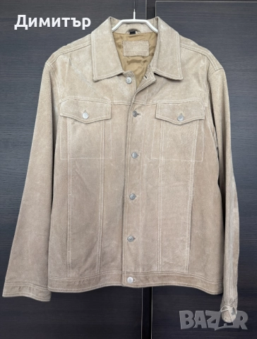 Мъжко велурено яке TСМ, снимка 5 - Якета - 52254450