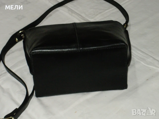 нови малки черни чантички естествена кожа, снимка 6 - Чанти - 51075412
