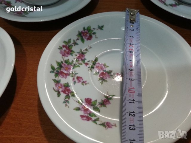 Стар български порцелан чинийки, снимка 4 - Антикварни и старинни предмети - 44466129