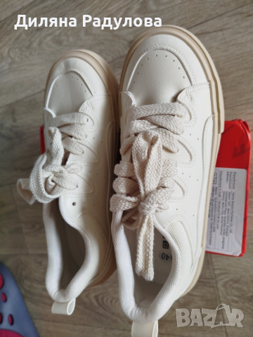 Бели кецове 41 номер, снимка 7 - Маратонки - 54200705