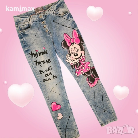 Дамски дънки размер М /Л , снимка 2 - Дънки - 54068453