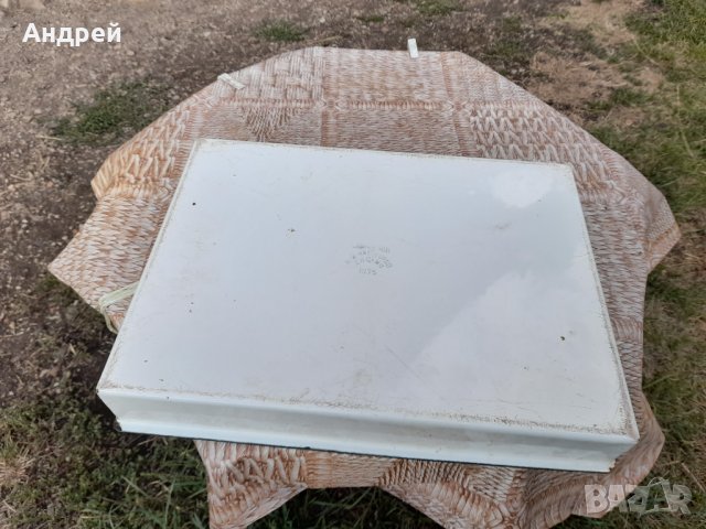 Стара емайлирана тава,тепсия #3, снимка 7 - Антикварни и старинни предмети - 42317238