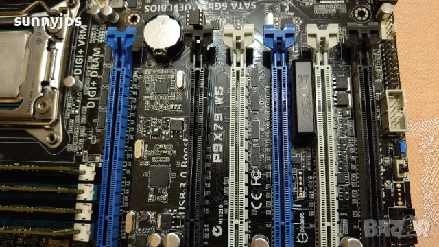 ASUS P9X79 WS LGA2011 + Intel Xeon E5-2630L + 32GB DDR3, снимка 4 - Дънни платки - 54357783
