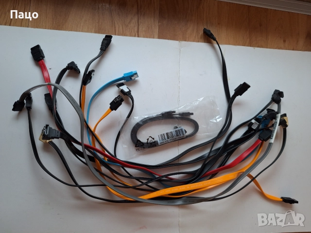 Кабели Sata за харддиск 3,5" или 2,5" sata интерфейс НАД 10 БРОЯ, снимка 5 - Кабели и адаптери - 52897619