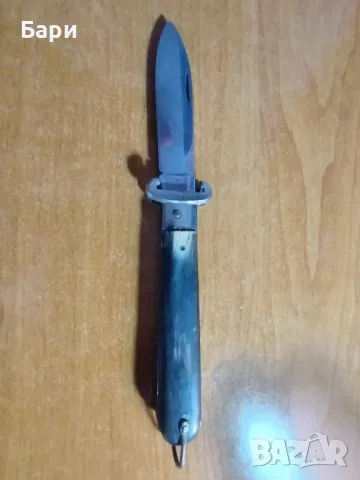 Стар ловен сгъваем нож,ножка DABO/INOX