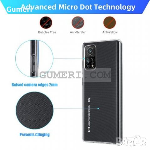 Xiaomi Mi 10T Pro Силиконов прозрачен гръб , снимка 3 - Калъфи, кейсове - 31006955