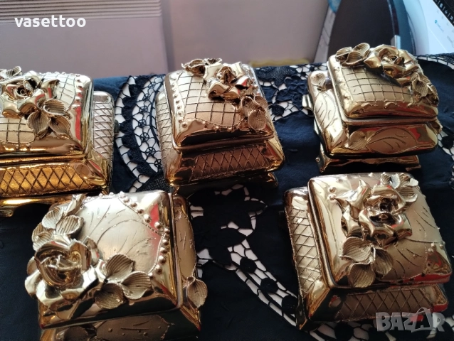 Позлатени бижутерки с апликации, снимка 6 - Декорация за дома - 51710148