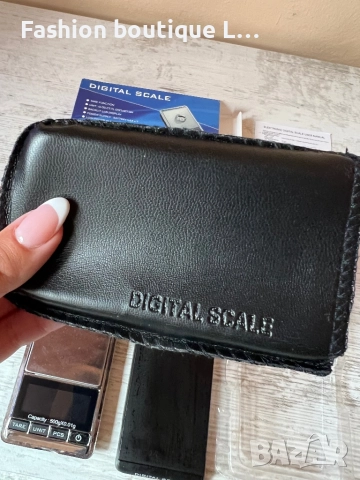 Нова дигитална електронна везна с дисплей и кожено калъфче за съхранение в кутия с упътване ❤️, снимка 4 - Електронни везни - 52389408