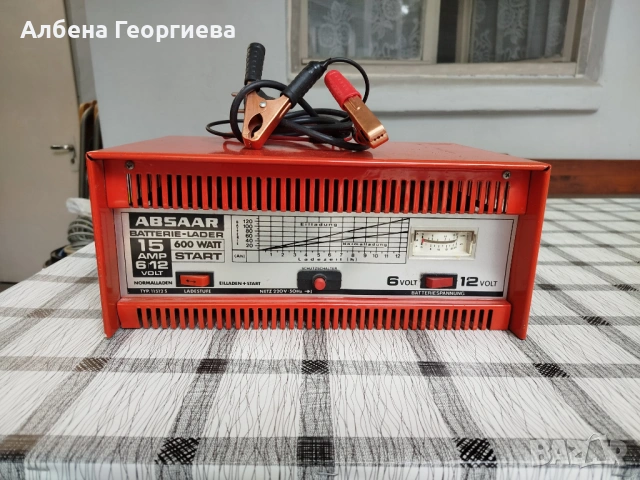 Бързо зарядно за акумулатор ABSAAR 600 W - 6- 12 V, снимка 13 - Аксесоари и консумативи - 53084079