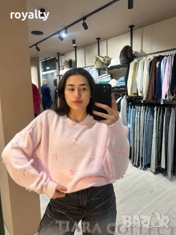 Дамска Розова Блуза , снимка 2 - Блузи с дълъг ръкав и пуловери - 52885149