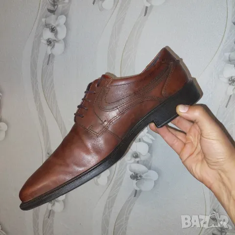 ECCO  кожени обувки номер 46, снимка 3 - Ежедневни обувки - 47917713