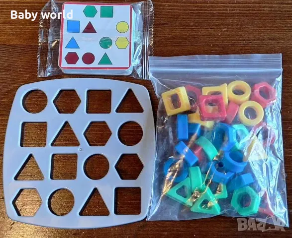 Детска игра - подреждане по цветове и форма, снимка 3 - Образователни игри - 47639199