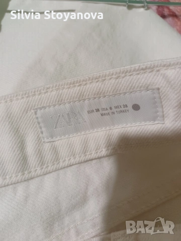 бяли дънки Zara , снимка 2 - Дънки - 53994149