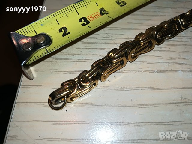 ЗЛАТЕН ЛАНЕЦ ЗА ВРАТА-КАТО ЗЛАТЕН!!! ЦВЯТ ЗЛАТО2809221843, снимка 6 - Колекции - 38150372