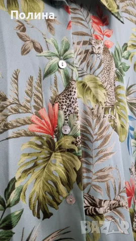 Сатенена риза рокля Zara XS, снимка 9 - Ризи - 47398184