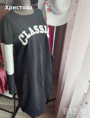 Рокля тип тениска за есен/зима - 15,00лв., снимка 3 - Рокли - 35362483