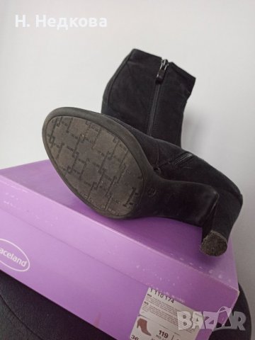 Високи велурени боти Graseland , снимка 4 - Дамски боти - 38844667