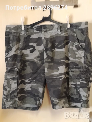 Мъжки къси панталони и фланелка,голям размер , снимка 1