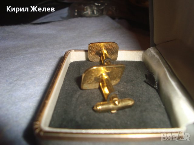 LONDON FRANCE TOKYO Маркови ЛУКСОЗНИ ПОЗЛАТЕНИ БРОНЗОВИ БУТОНЕЛИ с ФАСЕТИРАН ЦИРКОН и КУТИЙКА 28897, снимка 10 - Антикварни и старинни предмети - 37590948