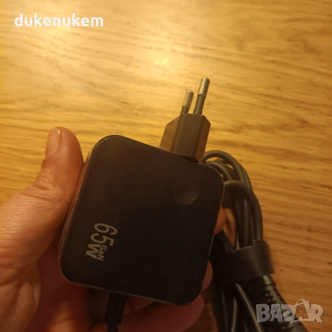 65W GaN зарядно за лаптоп Lenovo – компактно и мощно, снимка 11 - Кабели и адаптери - 53124479