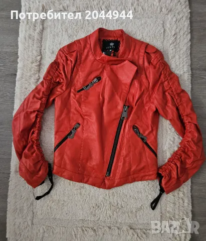 Дамско Кожено Яке Junona, снимка 4 - Якета - 48000881