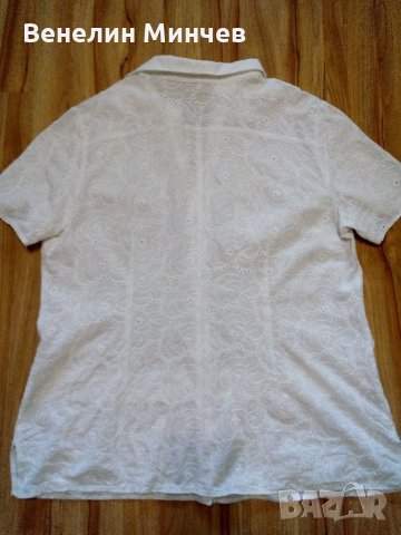 Дамска бяла блуза, снимка 3 - Ризи - 33737686